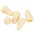 Musiclily Basic Metric 3.7mm Plastic Strat Switch Tips Knobs for 5 Way Pickup Switch Electric Guitar, Cream (Set of 5)