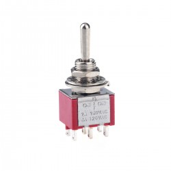 Musiclily 3 Position Mini Toggle Switch，AC125V 6A 