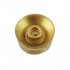 Musiclily Metric Size Plastic Speed Cotnrol Knobs for LP Style, Gold
