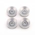 Musiclily Metric Size Plastic Speed Control Knobs for LP Style, Silver