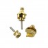 Musiclily Schaller-Style Strap Locks Strap Button,Gold