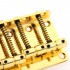 Musiclily 4 String Vintage Style Bass Bridge for Jazz Bass Top Load Upgrade, Gold