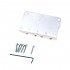 Musiclily 4 String Vintage Style Bass Bridge for Jazz Bass Top Load Upgrade, Chrome