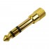Musiclily 1/8 inch Female to 1/4 inch Male Audio Stereo Converter Jack Plug, Gold