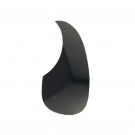 Musiclily PVC Soft-adhesive Pickguard Comma Shaped Scratch Plate for Acoustic Guitar, Black