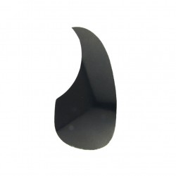 Musiclily PVC Soft-adhesive Pickguard Comma Shaped Scratch Plate for Acoustic Guitar, Black