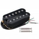 Musiclily Basic 50mm Ceramic Humbucker Double Coil Neck Pickup for Electric Guitar, Black
