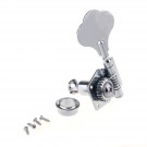 Musiclily Individual Bass Open gear Tuner Tuning Key Machine Head Left Hand,Chrome
