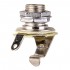 Musiclily 1/4 Inch 6.35mm Guitar Jack Socket Mono Style, Chrome
