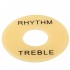Musiclily Plastic Rhythm/Treble Ring, cream
