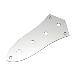 Musiclily 4 Holes J-Bass Style Control plate, Chrome