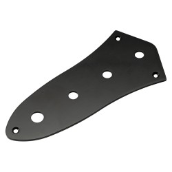 Musiclily 4 Holes J-Bass Style Control plate, Black