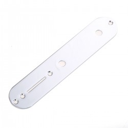 Musiclily 32MM Width Control Plate for Tele Style Guitar, Chrome