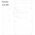 Musiclily Guitar Backpalte for China Made Squier, 4Ply Pearl White
