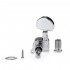 Musiclily Individual Guitar Sealed Tuner Tuning Key Machine Head Right Hand, Kidney Button Chrome