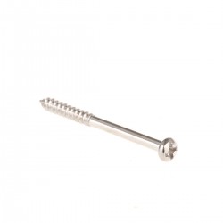 Musiclily 2.9*37MM Pickup Mounting Countersunk Screw for Guitar Bass, Chrome