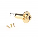 Musiclily Acoustic Guitar Flush Cylinder Output Jack , Gold