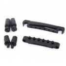Musiclily ABR-1 Tune-o-Matic Birdge and Tailpiece Set for LP Style Guitar,Black