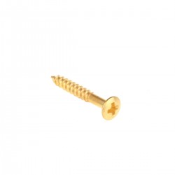 Musiclily Humbucker Pickup Frame Ring Mounting Screws for Guitar Bass, Gold