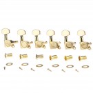 Musiclily 6-in-line Guitar Sealed Machine Head Set Right Hand, Gold