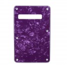 Musiclily Strat Backplate for Fender US/Mexico Made Standard Stratocaster Modern Style, 4ply Pearl Purple