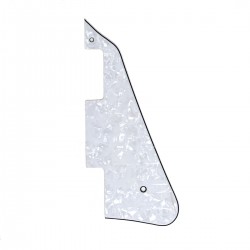 Musiclily Guitar Pickguard for GIBSON LES PAUL Modern Style, 4ply Pearl White