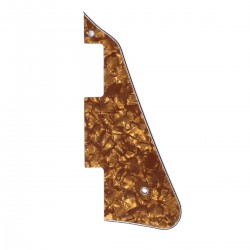 Musiclily Guitar Pickguard for GIBSON LES PAUL Modern Style, 4ply Pearl Bronze