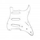 Musiclily SSS Strat Pickguard for Fender US/Mexico Made Standard Stratocaster Modern Style, 1ply Silver Mirror Acrylic