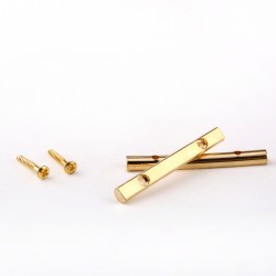 Musiclily Guitar String Tree Guides String Retainer Bar for Floyd Rose Style Replacement Parts, Gold 