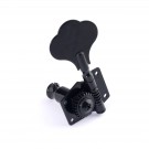Musiclily Open Gear Bass Tuner Tuning Key Machine Head for Left Hand,Black 