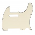 Musiclily Tele Pickguard for US/Mexico Made Fender Standard Telecaster Modern Style, 3ply Cream