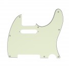Musiclily Tele Pickguard for US/Mexico Made Fender Standard Telecaster Modern Style, 3ply Mint Green