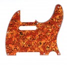 Musiclily Tele Pickguard for US/Mexico Made Fender Standard Telecaster Modern Style, 4ply Shell Tiger Spot