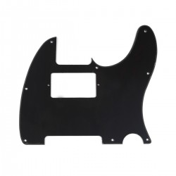 Musiclily Humbucking Pickguard for USA/Mexico Standard Telecaster HH, Glossy Black 1ply
