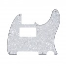 Musiclily Humbucking Pickguard for USA/Mexico Standard Telecaster HH, White Pearl 4ply
