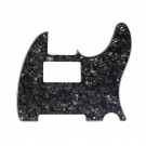 Musiclily Humbucking Pickguard for USA/Mexico Standard Telecaster HH, Black Pearl 4ply