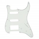 Musiclily HSS Strat Pickguard for Fender US/Mexico Made Standard Stratocaster Modern Style, 3ply Aged White
