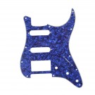 Musiclily HSS Strat Pickguard for Fender US/Mexico Made Standard Stratocaster Modern Style, 4ply Pearl Blue