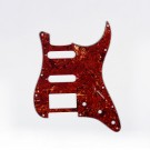 Musiclily HSS Strat Pickguard for Fender US/Mexico Made Standard Stratocaster Modern Style, Vintage Tortoise Shell 4ply