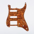 Musiclily HSS Strat Pickguard for Fender US/Mexico Made Standard Stratocaster Modern Style, Shell Tiger Spot 4ply