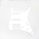 Musiclily HSS Strat Pickguard for Fender US/Mexico Made Standard Stratocaster Modern Style, Silver Mirror 1ply