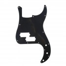 Musiclily P Bass pickguard for Precision Bass, 1ply Black