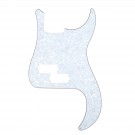 Musiclily P Bass pickguard for Precision Bass, 4ply Pearl White