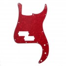 Musiclily P Bass pickguard for Precision Bass, 4ply Pearl Red