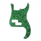 Musiclily P Bass pickguard for Precision Bass, 4ply Pearl Green