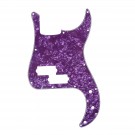 Musiclily P Bass pickguard for Precision Bass, 4ply Pearl Purple