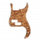 Musiclily P Bass pickguard for Precision Bass, 4ply Pearl Bronze