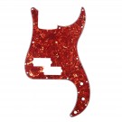 Musiclily P Bass pickguard for Precision Bass, 4ply Vintage Tortoise Shell