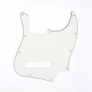 Musiclily Bass pickguard for US/Mexico Made Standard Jazz Bass, Parchment 3ply