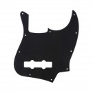 Musiclily Bass pickguard for US/Mexico Made Standard Jazz Bass, Black 1ply